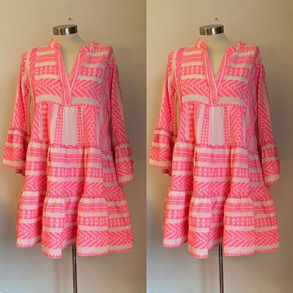 DEVOTION Ella Embroidered Cotton Mini Dress - Picture 2 of 6